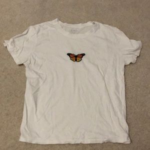 Brandy Melville butterfly tee